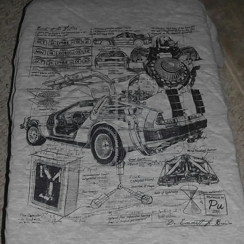 Back to the Future exclusive t-shirt